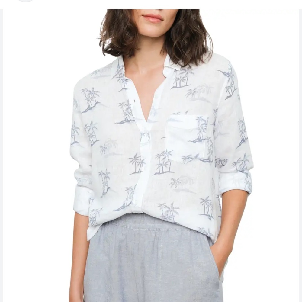 Charli Palm Tree Button Down